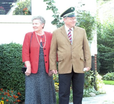 25-jähriges Königspaar Wolfgang und Klara Farin